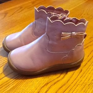 Stride rite 360 toddler girls size 6 pink boots